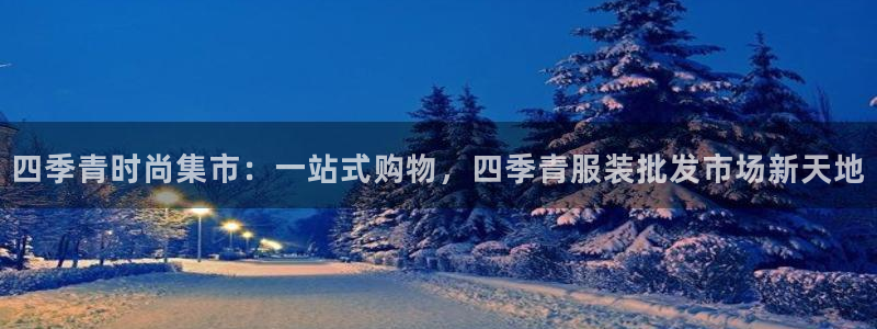 乐赚发圈平台app：四季青时尚集市：一站